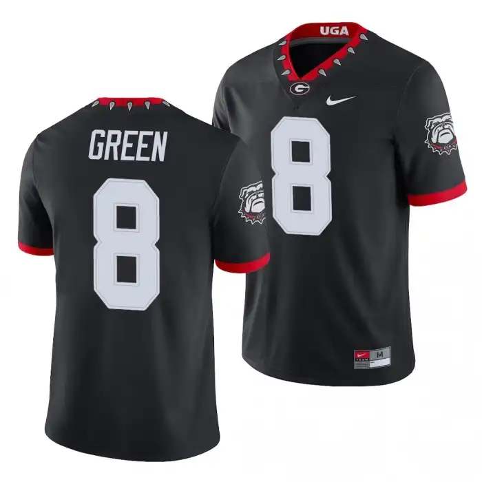 A.J. Green Georgia Bulldogs Men's #8 Alternate Black College Game Football Jersey 2413IIZY0