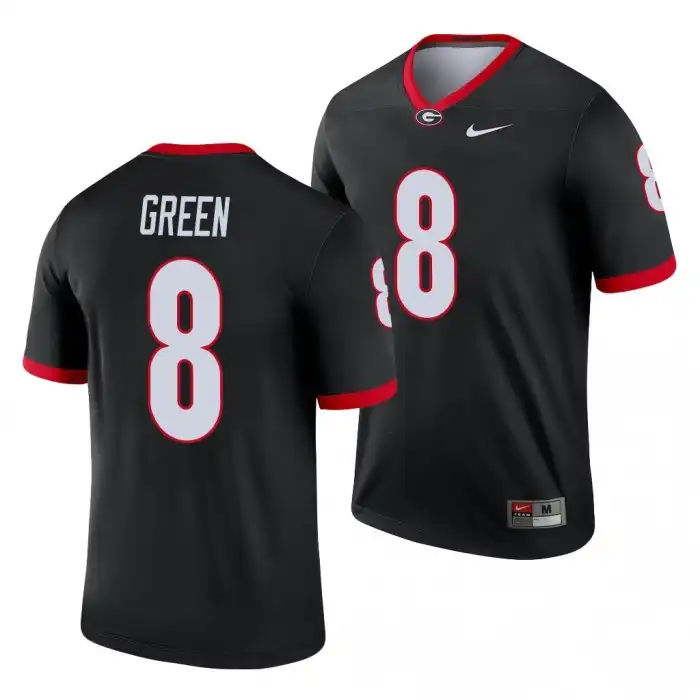 A.J. Green Georgia Bulldogs Men's #8 Legend College Black Football Jersey 2413CDPR6