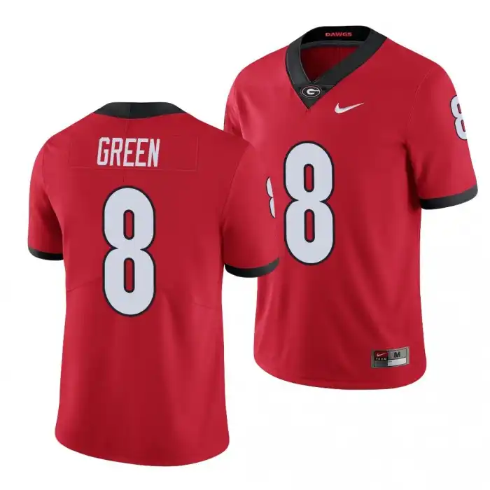 A.J. Green Georgia Bulldogs Men's #8 Limited College Red Football Jersey 2413NMGG8