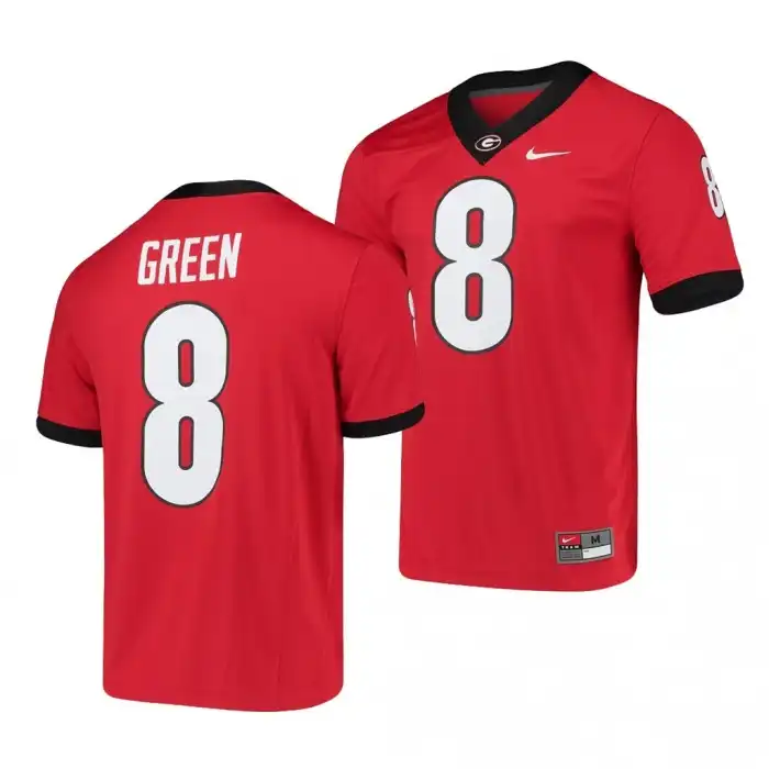 A.J. Green Georgia Bulldogs Men's #8 Red Alumni College Game Player Football Jersey 2413DIRK0