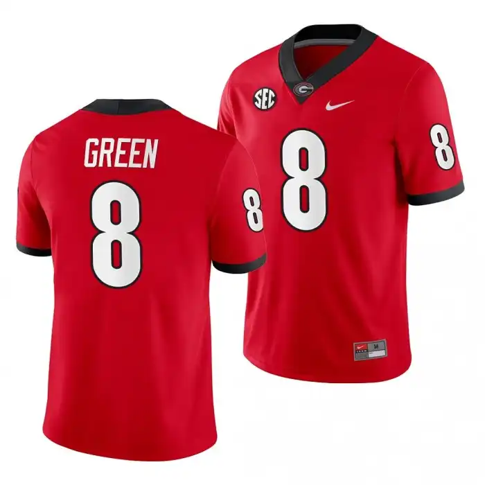 A.J. Green Georgia Bulldogs Men's #8 Red History Player College Home Football Jersey 2413UAAB3