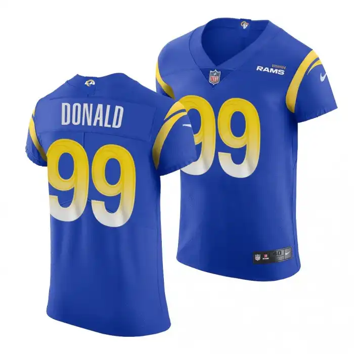 Aaron Donald Georgia Bulldogs Men's #99 Rams Alumni College Vapor Elite Royal Football Jersey 2413HROI4