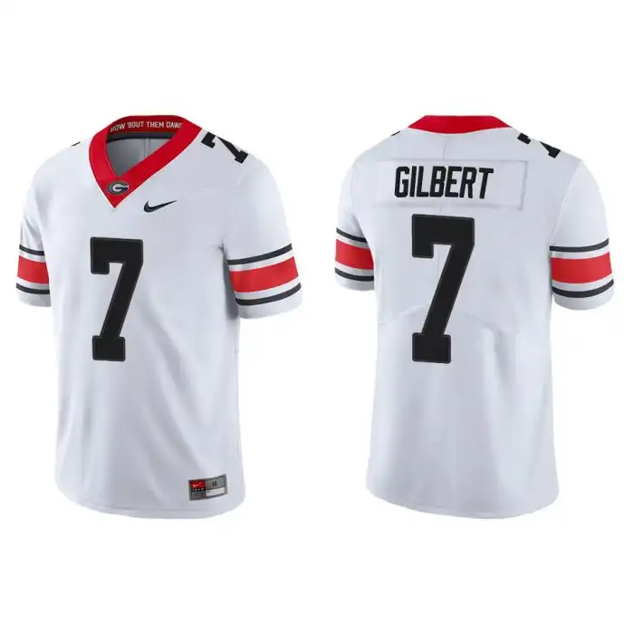 Arik Gilbert Georgia Bulldogs Men's #14 Alternate White College Game Football Jersey 2413MZPG6