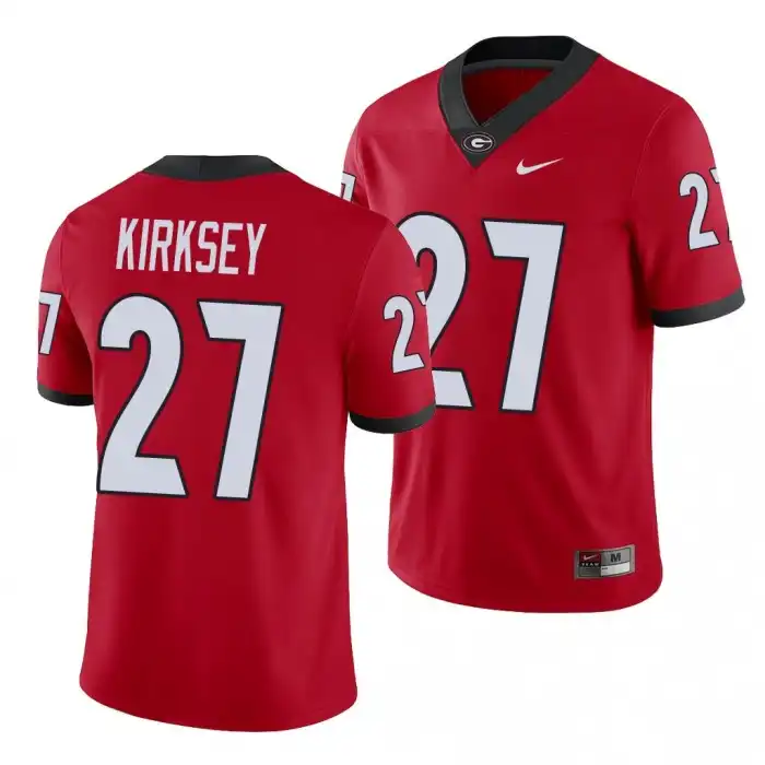 Austin Kirksey Georgia Bulldogs Men's #27 Alumni Red College Player Football Jersey 2413VIVE7