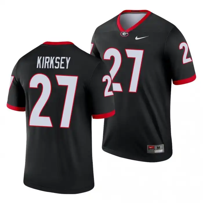 Austin Kirksey Georgia Bulldogs Men's #27 Legend College Black Football Jersey 2413UZED8