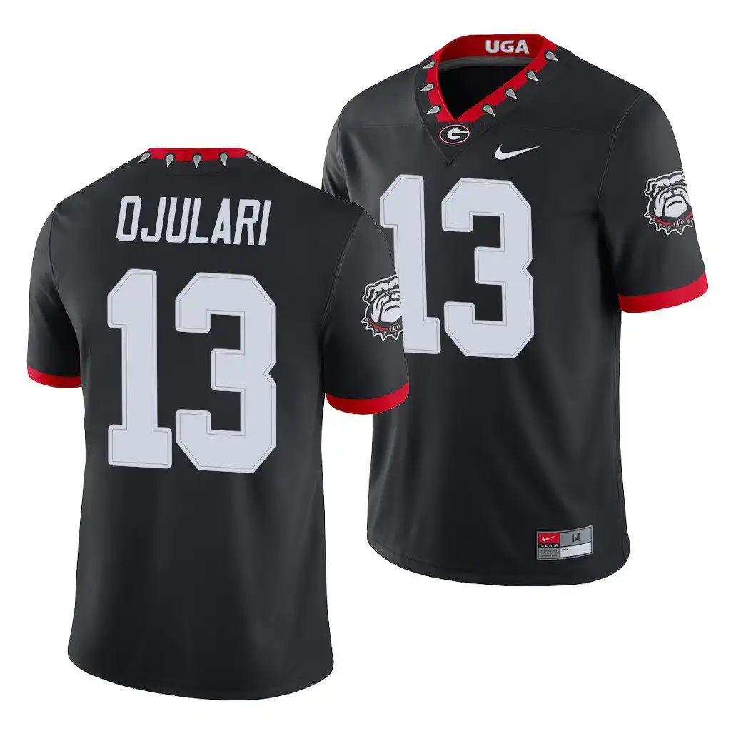 Azeez Ojulari Georgia Bulldogs Men's #13 Game College Black Football Jersey 2413KWTA2