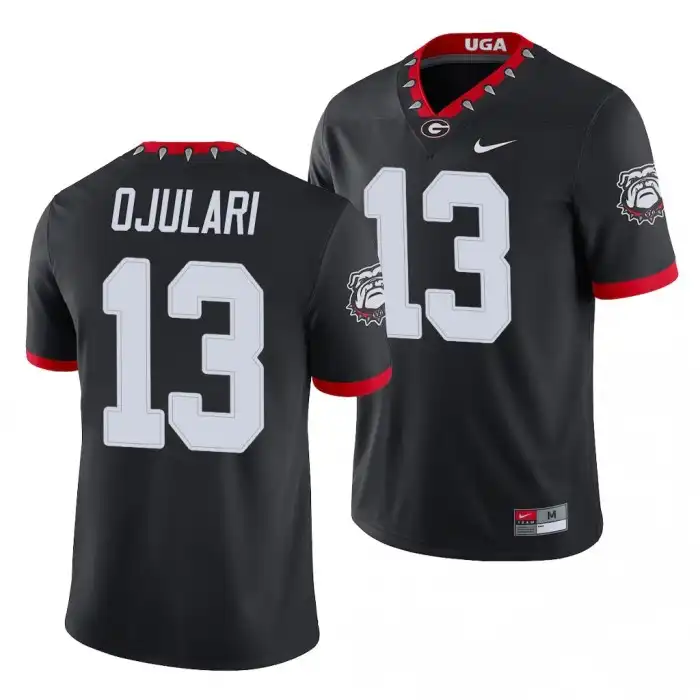 Azeez Ojulari Georgia Bulldogs Men's #13 Game College Black Football Jersey 2413YBAV8