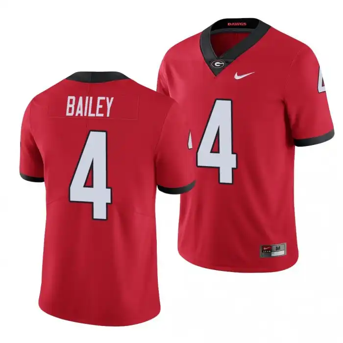 Champ Bailey Georgia Bulldogs Men's #4 Limited College Red Football Jersey 2413HWPT2