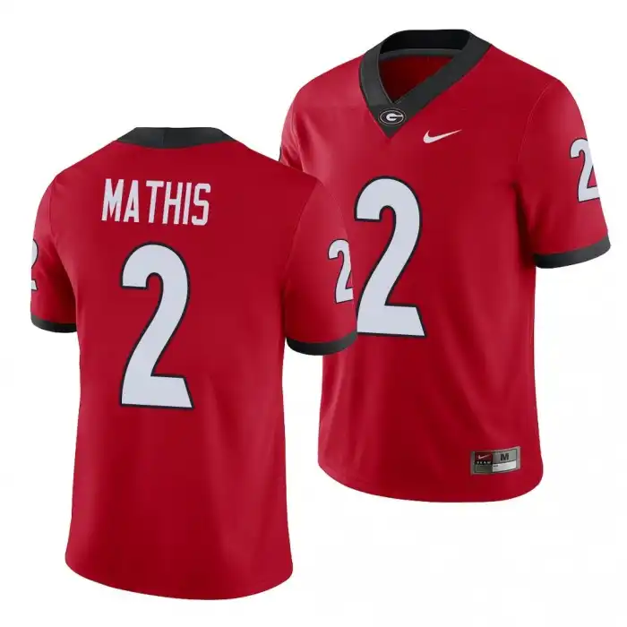 D'Wan Mathis Georgia Bulldogs Men's #2 Alumni Red College Player Football Jersey 2413JNKC8