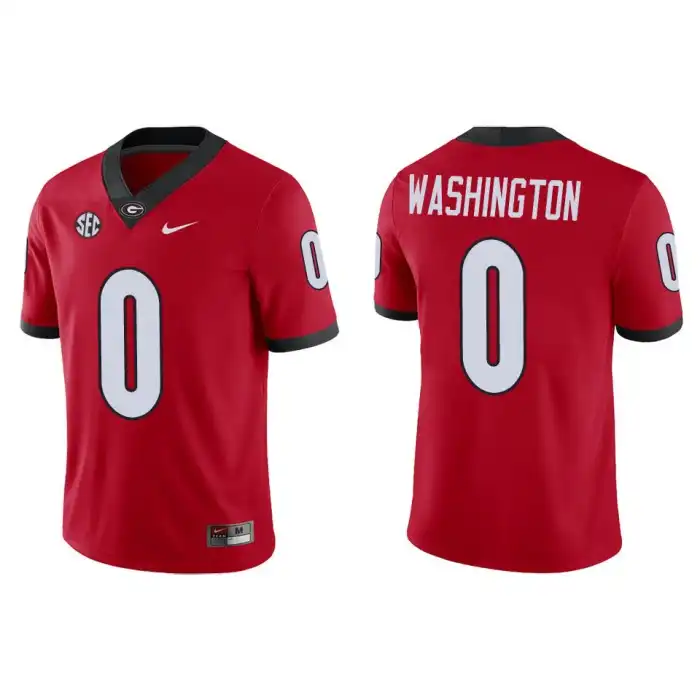 Darnell Washington Georgia Bulldogs Men's #0 Game College Red Football Jersey 2413IDKZ2