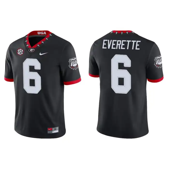 Daylen Everette Georgia Bulldogs Men's #6 Alternate Black College Game Football Jersey 2413FSHC2