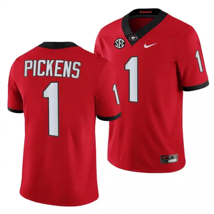 George Pickens Georgia Bulldogs Men's #1 Red College Football Jersey 2413ATIN5