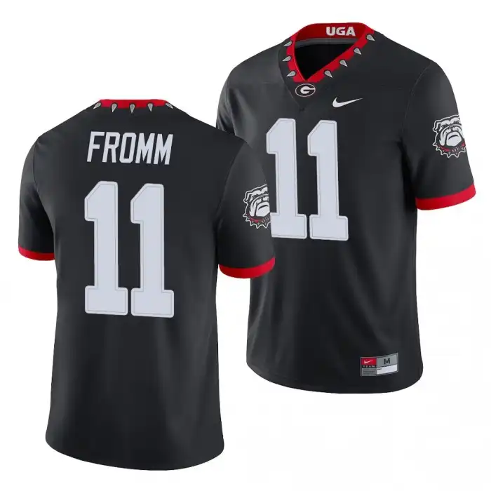 Jake Fromm Georgia Bulldogs Men's #11 Alternate Black College Game Football Jersey 2413VFPE8