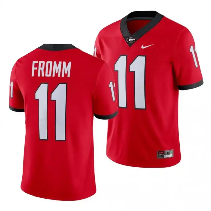 Jake Fromm Georgia Bulldogs Men's #11 Alumni Red College Player Football Jersey 2413ZXIU8