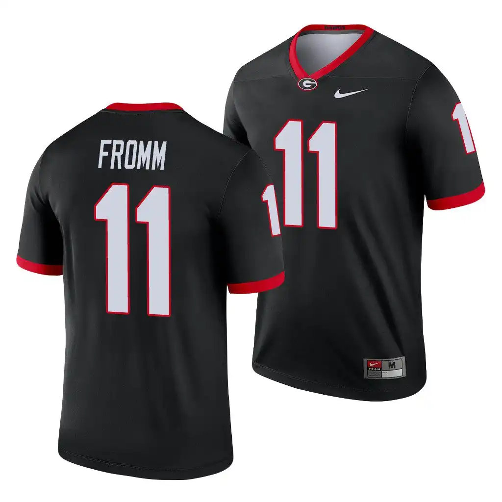 Jake Fromm Georgia Bulldogs Men's #11 Black Legend College Alternate Football Jersey 2413WLDE7