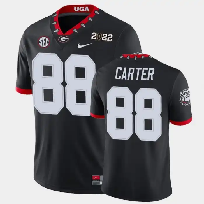 Jalen Carter Georgia Bulldogs Men's #88 2021 National Champions Black College Game Football Jersey 2413RXSH2