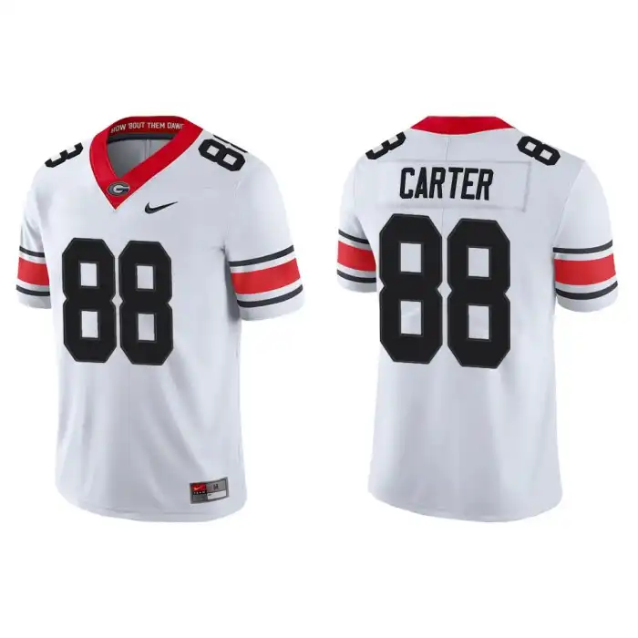 Jalen Carter Georgia Bulldogs Men's #88 Alternate White College Game Football Jersey 2413YIYJ6