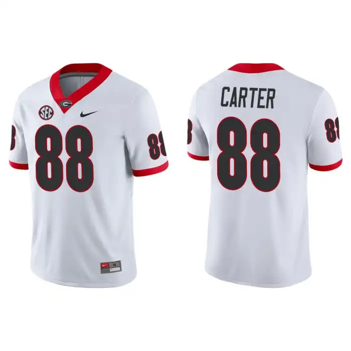 Jalen Carter Georgia Bulldogs Men's #88 Game College White Football Jersey 2413YFUR4