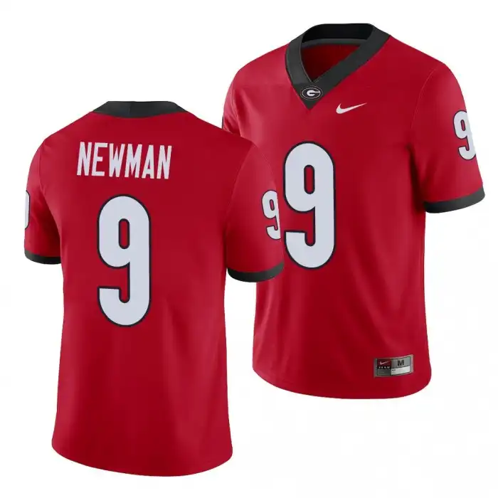 Jamie Newman Georgia Bulldogs Men's #9 Alumni Red College Player Football Jersey 2413LPDZ8