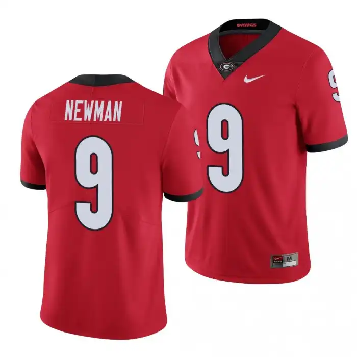 Jamie Newman Georgia Bulldogs Men's #9 Limited College Red Football Jersey 2413TCDT1