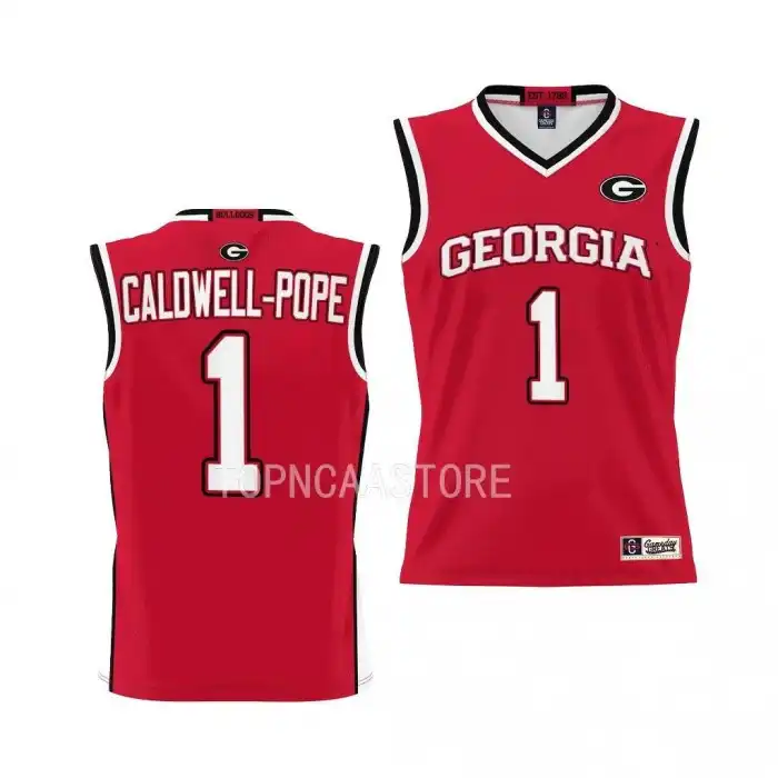 Kentavious Caldwell-Pope Georgia Bulldogs Youth #1 Red College Pick-A-Player Basketball Jersey 2413NMSO2