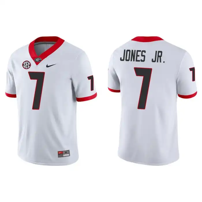 Marvin Jones Jr. Georgia Bulldogs Men's #7 Game College White Football Jersey 2413EQEJ6