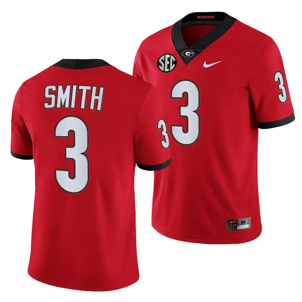 Roquan Smith Georgia Bulldogs Men's #3 Red Alumni College NFL Football Jersey 2413QSUS8