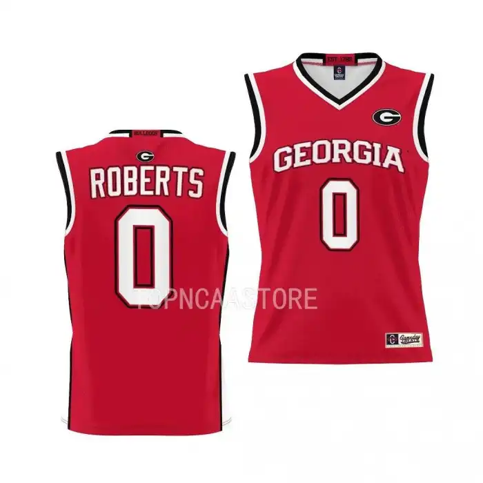 Terry Roberts Georgia Bulldogs Youth #0 Red College Pick-A-Player Basketball Jersey 2413TFAQ1