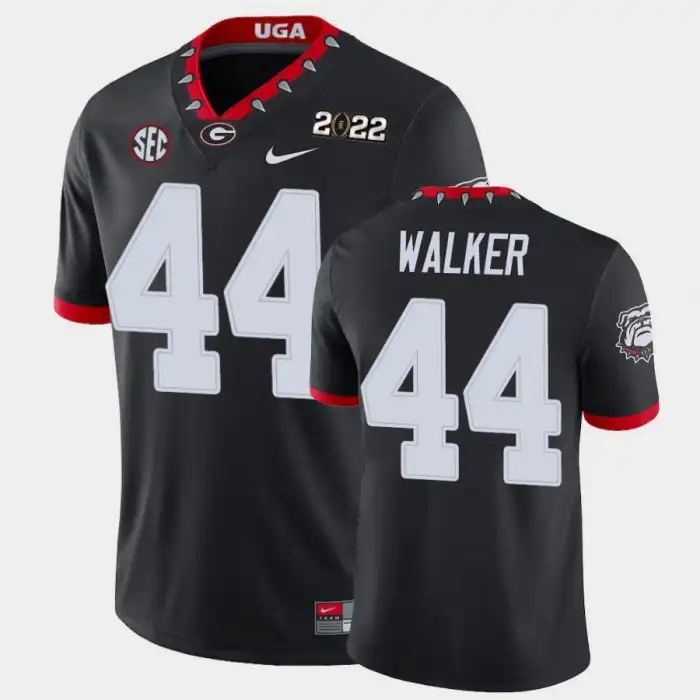 Travon Walker Georgia Bulldogs Men's #44 2021 National Champions Black College Game Football Jersey 2413JXWI1