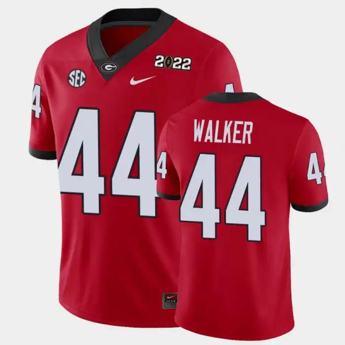 Travon Walker Georgia Bulldogs Men's #44 2021 National Champions Red College Game Football Jersey 2413DSOX6