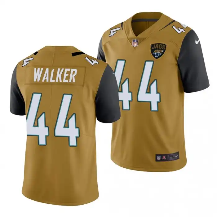 Travon Walker Georgia Bulldogs Men's #44 Jacksonville Jaguars 2022 Draft Color Rush College NFL Gold Football Jersey 2413KBQG7