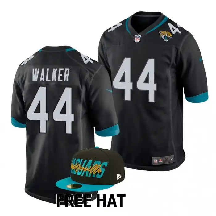 Travon Walker Georgia Bulldogs Men's #44 Jacksonville Jaguars 2022 Draft Game College NFL Black Football Jersey 2413GJOY4