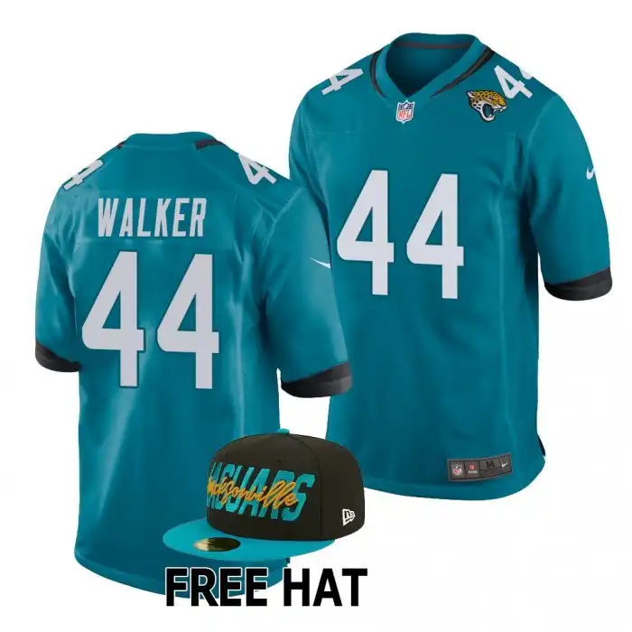 Travon Walker Georgia Bulldogs Men's #44 Jacksonville Jaguars 2022 Draft Game College NFL Teal Football Jersey 2413RIOO3