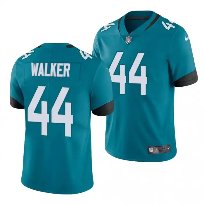 Travon Walker Georgia Bulldogs Men's #44 Jacksonville Jaguars 2022 Draft Vapor College NFL Teal Limited Football Jersey 2413AAOO8